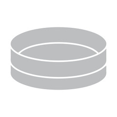 Petri dish sample icon