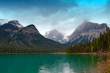 Emerald Lake .Canadian Rocky Mountain Resorts British Columbia.