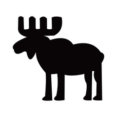 Animal vector silhouette , clip art, and symbol. Shilhouette of  animal concept and simple design
