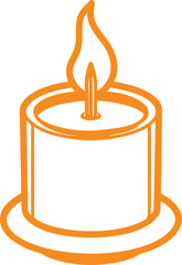 birthday cake with candle