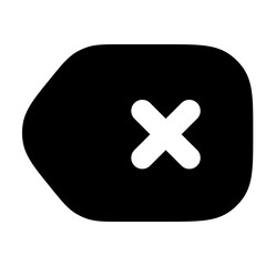 Fototapeta premium Backspace Icon