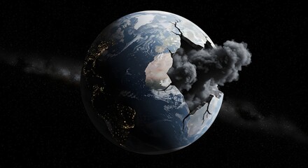 Commemoration of the War on Nuclear Testing Cracked Earth A Vision of Environmental Catastrophe