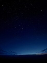 Fototapeta premium Soft dreamy clouds and a starry night sky in pastel colors