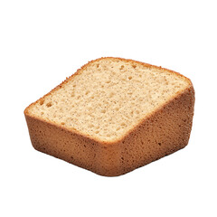 Slice of Freshly Baked Bread with Crusty Exterior and Soft Interior
