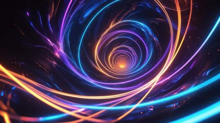 abstract background with glowing lines
