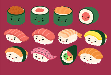 Cute Sushi Assortment