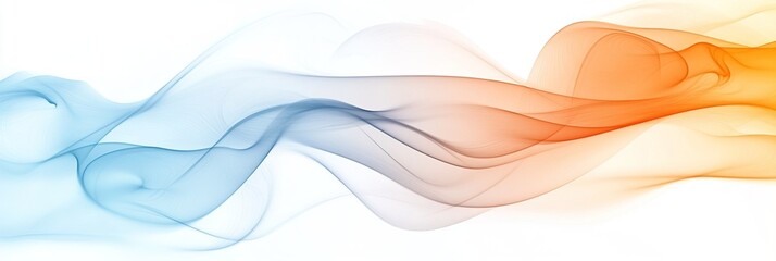 Abstract blue and orange wave background design