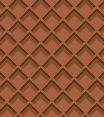 Chocolate Waffle Vector Background. The texture of the waffles For advertising  cafe, packaging, and restaurant menus.