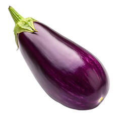 eggplant isolated on transparent background
