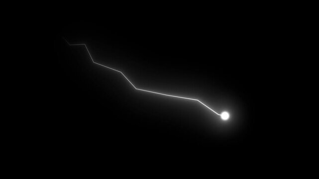 Down curve arrow animation, Falling prices concept arrow animation 4k animated Down curve arrow animation, Falling prices concept arrow animation.