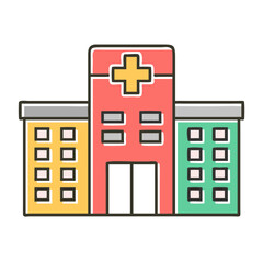 Fototapeta premium Hospital Icon