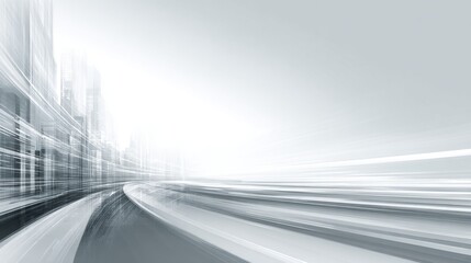 Obraz premium A dynamic abstract representation of modern urban movement with blurred lines.
