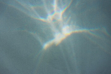 Blurred water texture overlay effect for photo and mockups. Organic drop diagonal shadow and light...