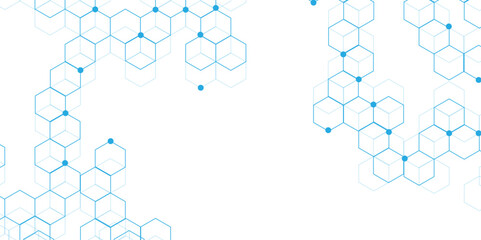 abstract geometric blue texture background. blue hexagon 3D background texture. 3d rendering illustration. Clear pattern  abstract background hexagon .Futuristic abstract banner.	
