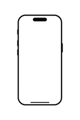 Modern Smartphone Frame Mockup. Smartphone Notch Display, and Clean Design for App Presentation