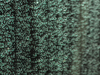 water drops on car window during the rain