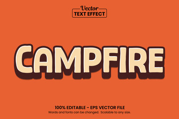 Retro vintage text effect, Editable text effect