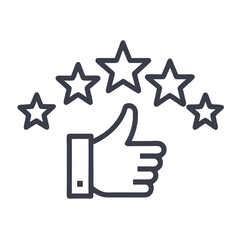 Red gear and rising arrow business concept vector illustration isolated on white background