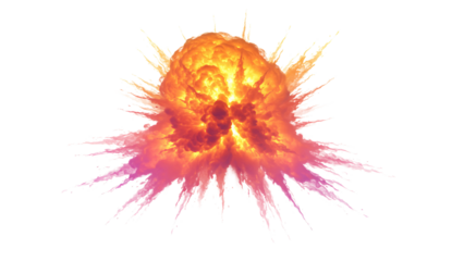 Fire explusion vector illustration of an abstract background