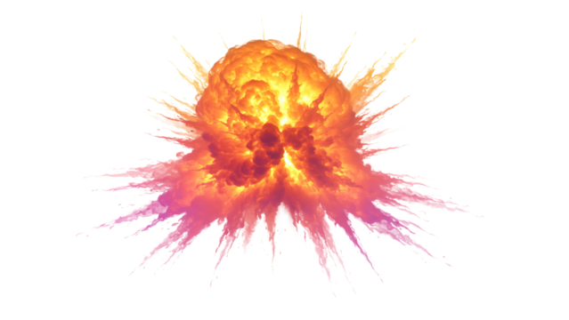 Fire explusion vector illustration of an abstract background