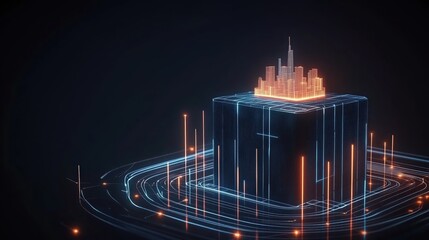 Digital Cityscape in a Data Cube