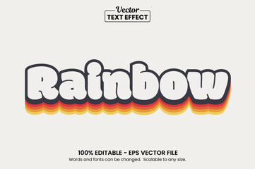 Retro vintage text effect, Editable text effect