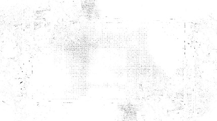 Dirty or dust film grain speck grit grunge overlay  Speckle grain dot white paper noise texture with distress effect vector illustration pattern background.