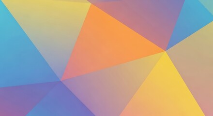 Obraz premium Colorful Triangle Abstract Background