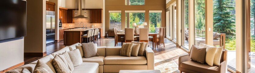 Luxury Living Room Design Open Floor Plan, Natural Light, Modern Sofa, keyword1 Interior Design, keyword2 Home Decor