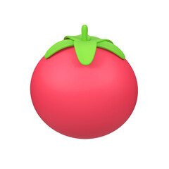 Tomato isolated 3d render icon illustration