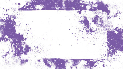 Abstract purple paint splatter on white background. Violet color powder explosion, isolated on white Cosmetic Powder Scattered 
 