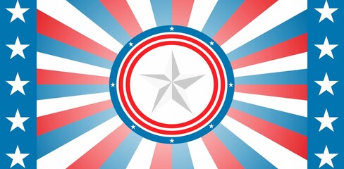 Naklejka premium Digitally generated image of badge