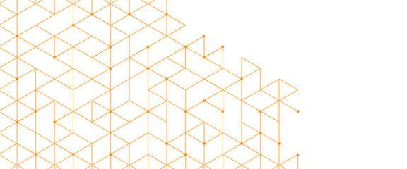 Vector abstract geometric modern triangles technology pattern background