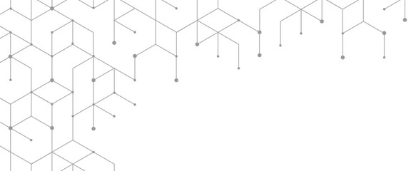 Vector abstract geometric background with polygonal lines background