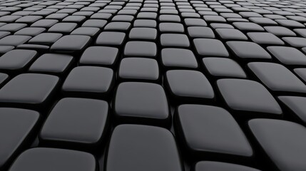 Obraz premium Abstract Black Cube Pattern