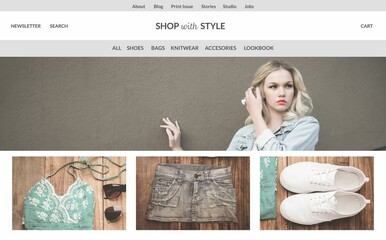 Model wearing denim jacket, leaning against taupe wall, showing camisole sunglasses, skirt sneakers