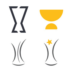 Trophy Logo Template Icon