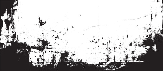 Grunge background. Abstract mild textured effect. Vector Illustration. Black isolated on white. Black grunge texture border frame over white
