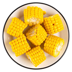 corn on a plate