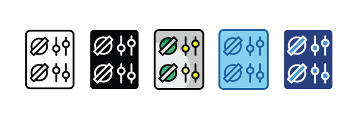 Control Panel  Icon Element For Design