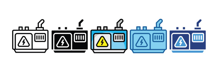 Power Generator  Icon Element For Design