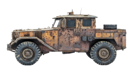 Military armored vehicle Transparent background, PNG