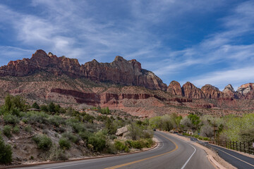 Zion Canyon (Little Zion, Mukuntuweap, Mu-Loon'-Tu-Weap Straight Cañon; weap is Paiute for canyon) is a deep and narrow gorge in southwestern Utah, carved by the North Fork of the Virgin River. 