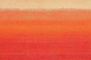 Fototapeta premium Warm-toned ombre gradient background texture. Smooth transition from light beige to deep coral red. Perfect for design projects and presentations.