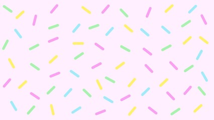 Colorful confetti pop background