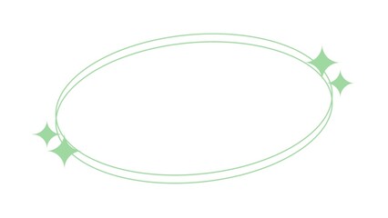 Simple and cute star frame