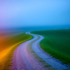 road through the field