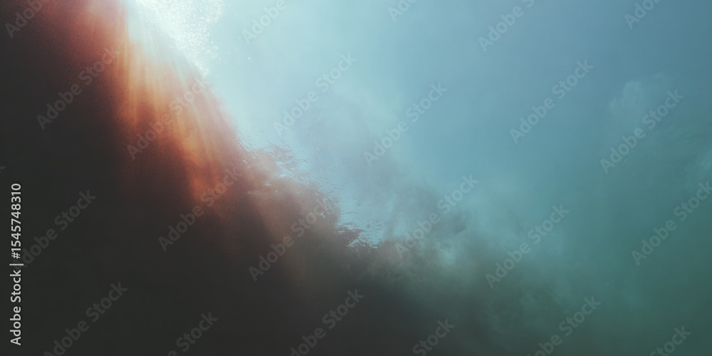 Aufkleber cyan hue minimalist background with subtle gradient texture for modern digital branding and professi