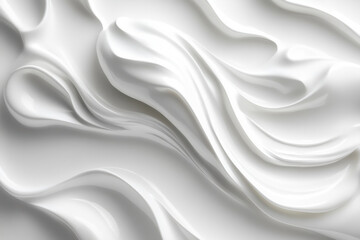 Obraz premium White wavy background with colorful balloons and a joyful child in a party hat, smiling and reaching out to grab .