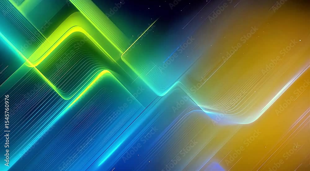 Poster Abstract Video of Flowing Lines and Gradient Colors in Dynamic Motion